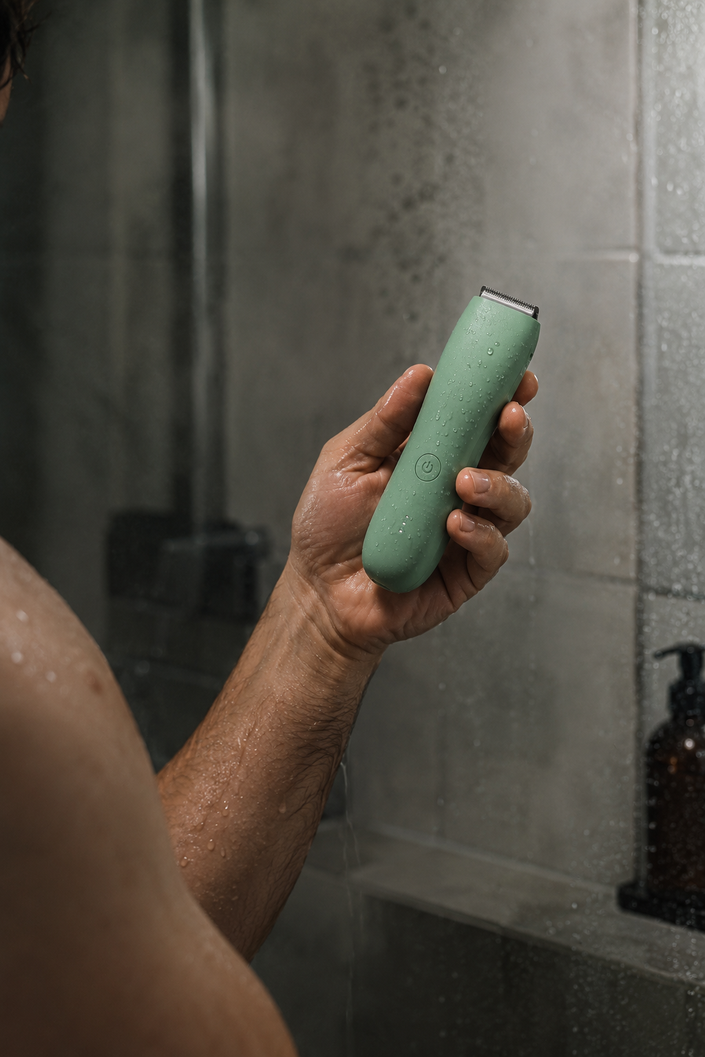 Below-the-Belt Trimmer — Waterproof Groin & Body Groomer for Men | Dual Head, SkinSafe Foil Blade