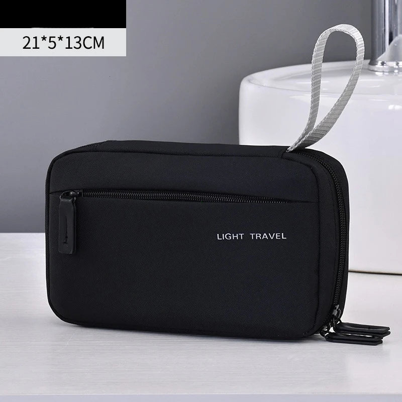 Men's Travel Wash Bag — Water-Resistant Dopp Kit & Toiletry Organiser