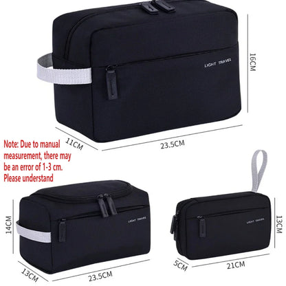 Men's Travel Wash Bag — Water-Resistant Dopp Kit & Toiletry Organiser