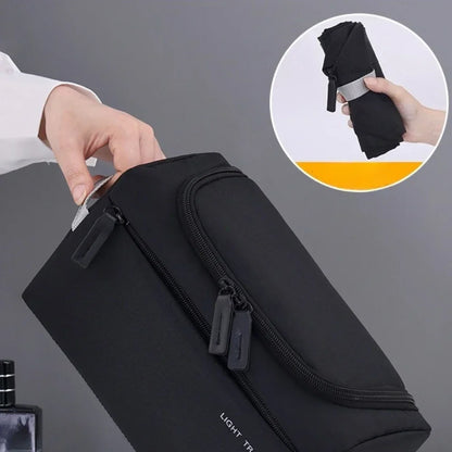 Men's Travel Wash Bag — Water-Resistant Dopp Kit & Toiletry Organiser