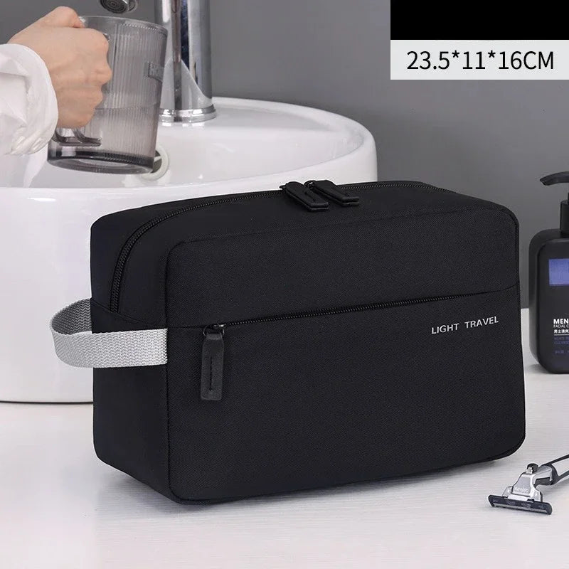 Men's Travel Wash Bag — Water-Resistant Dopp Kit & Toiletry Organiser