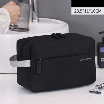 Men's Travel Wash Bag — Water-Resistant Dopp Kit & Toiletry Organiser