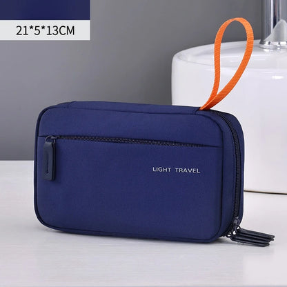 Men's Travel Wash Bag — Water-Resistant Dopp Kit & Toiletry Organiser