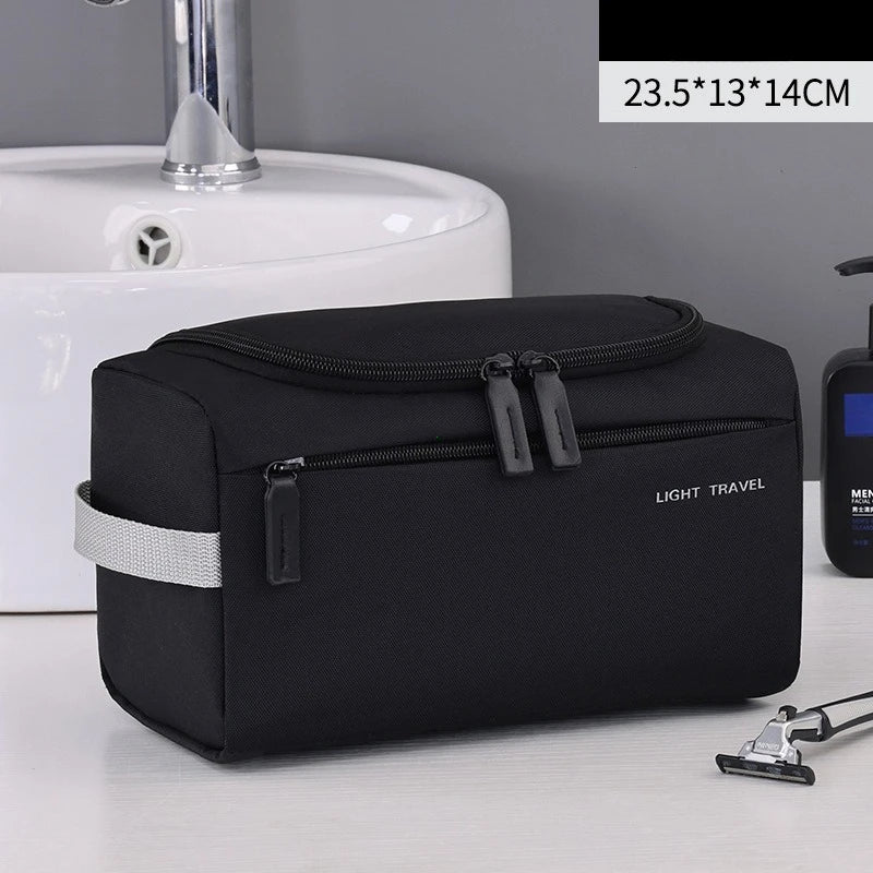 Men's Travel Wash Bag — Water-Resistant Dopp Kit & Toiletry Organiser