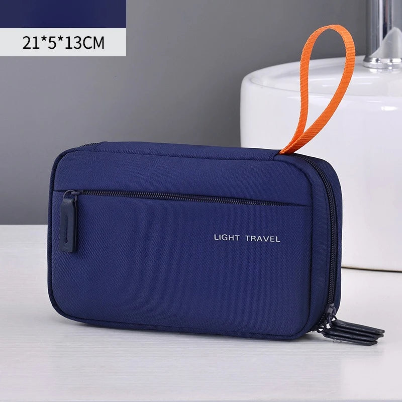 Men's Travel Wash Bag — Water-Resistant Dopp Kit & Toiletry Organiser