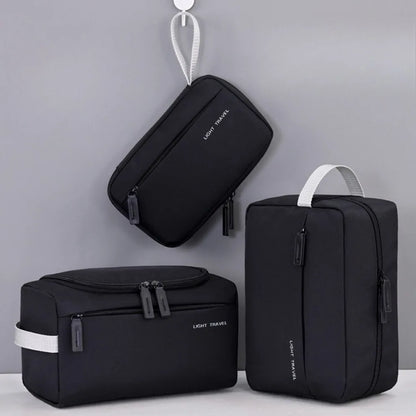 Men's Travel Wash Bag — Water-Resistant Dopp Kit & Toiletry Organiser