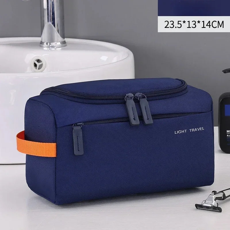 Men's Travel Wash Bag — Water-Resistant Dopp Kit & Toiletry Organiser