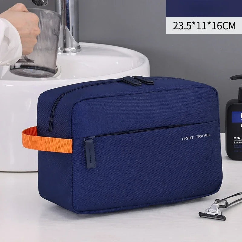 Men's Travel Wash Bag — Water-Resistant Dopp Kit & Toiletry Organiser